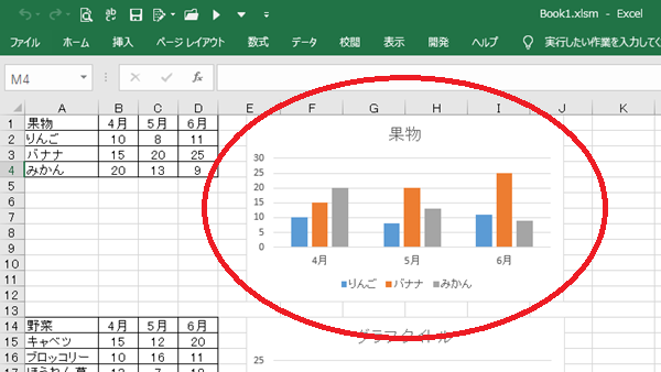 Excel Vba グラフエリアの枠線の色を変更する リリアのパソコン学習記